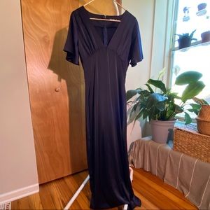 Nasty Gal Navy Long Dress - 2